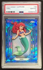 2024 Topps Chrome Disney Sapphire Ariel #46 PSA 10 GEM MINT
