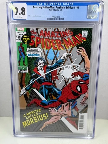 Marvel Comics The Amazing Spider-Man #1 (2021) CGC 9.8  Facsimile Edition