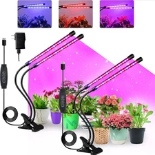 3 Heads LED Grow Light Plant Growing Lamp Light for Indoor Plants Full Spectrum