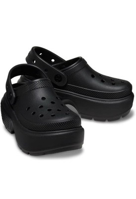 NEU Crocs Plateau Stomp Clogs | schwarz | UK Herrengröße 6, Damengröße 7 | Unisex ''