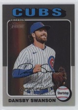 2024 Topps Heritage Chrome Silver Refractor 47/375 Dansby Swanson #457 0my5
