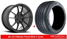 Alloy Wheels & Tyres Wider Rears 18" Motegi Racing SS5 For Kia Stinger