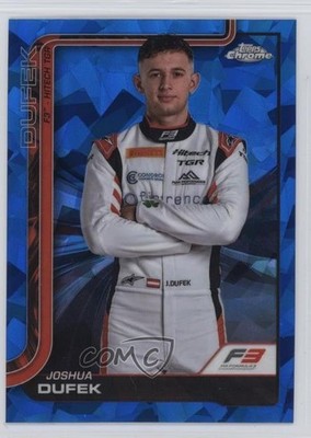 2025 Topps Chrome Sapphire Edition Formula 1 F3 Drivers Joshua Dufek #55 1k2m