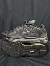 Nike Air Max Plus 97 Black Anthracite White AH8144 001 Men's Size 13 Custom 