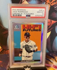 2022 Bowman Hi-Fi Futures (RC)Julio Rodriguez 🔥PSA  10 Seattle