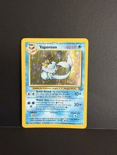 Vaporeon Aquana 12/64 Dschungel Holo Rare Englisch TCG - EXC