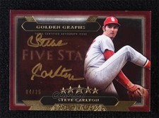 2020 Topps Five Star Golden Graphs Purple 4/25 Steve Carlton #GG-SC Auto HOF 2u5