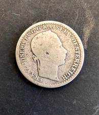 1865 V 10 Kreuzer Austria Silver