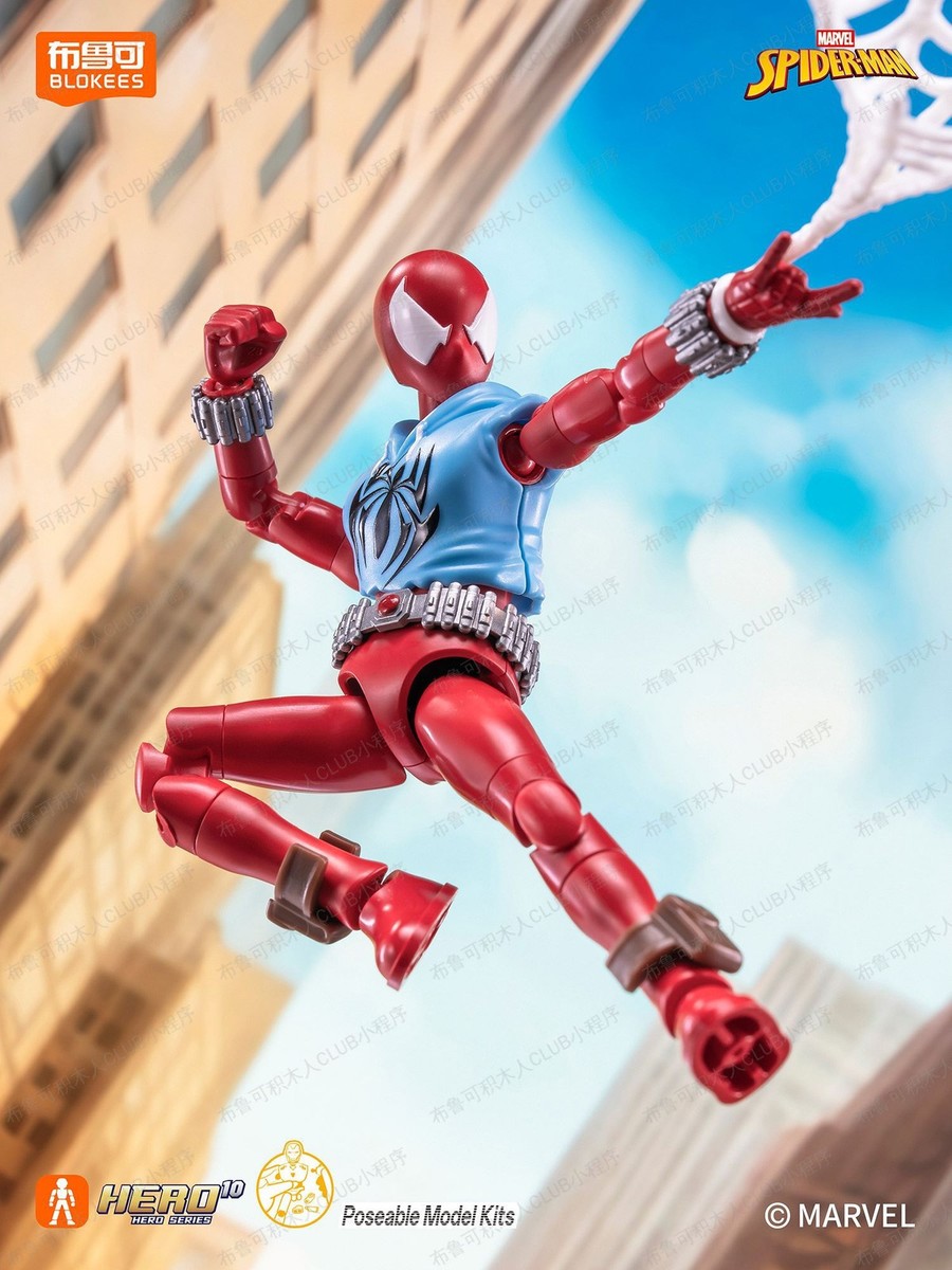 Blokees Marvel Hero Galaxy Ver 6th Spider-man Scarlet Spider