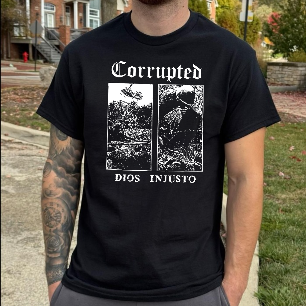 Corrupted Band Graphic Black T-Shirt S-5XL | eBay