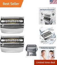 Professional 2-Pack 70S Foil & Cutter for Electric Razors - Easy Clean Design 0.71 per gallon