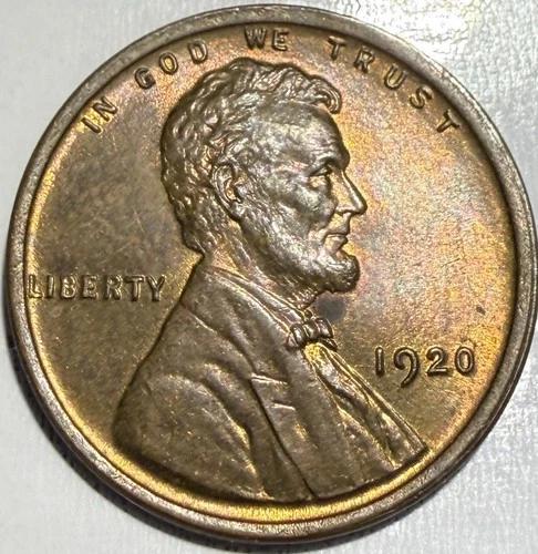 1920 Lincoln Wheat Cent Penny RB - AU #2085