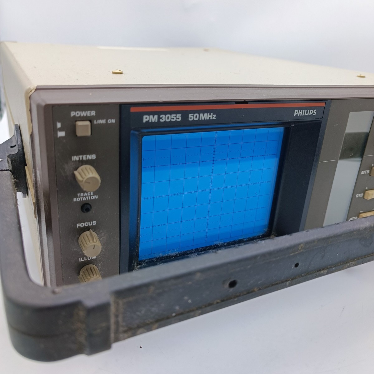 Philips PM3055 50MHz Oscilloscope Analog Bench Test Measurement