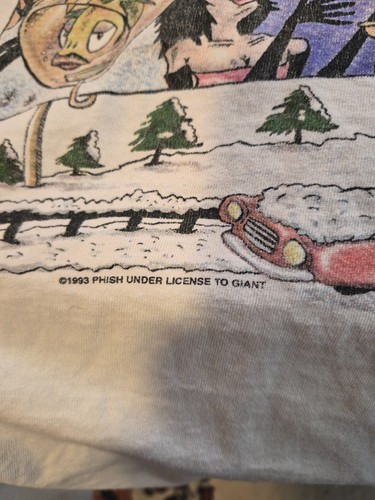 Phish Ween 2007 Vintage Tee Shirt lot Jim Pollock 1990's Trey Anastasio - Picture 15 of 24