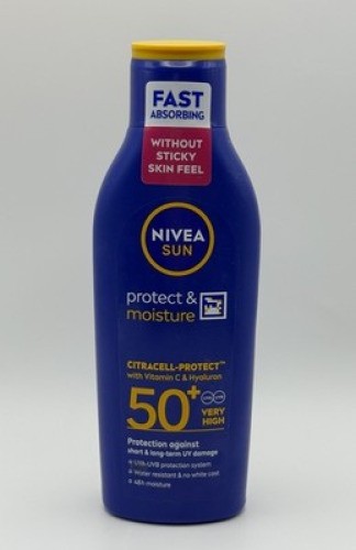 NIVEA Sun Protect & Moisture SPF50+ 200ml Lotion Citracell Vitamin C -1