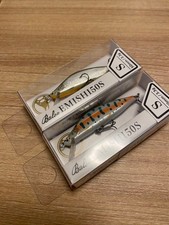 Ito Craft Ezo 50s Balsa Trout Lure, Unused, Blue/Yellow, Fishing Equipment