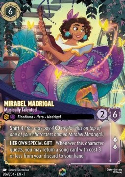 Mirabel Madrigal - Musically Talented (V.2) 7ARI-206 Enchanted Englisch NM Foil