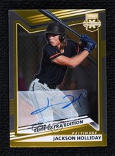 2022 Panini Elite Extra Edition Optic Signatures /49 Jackson Holliday Auto 15ep