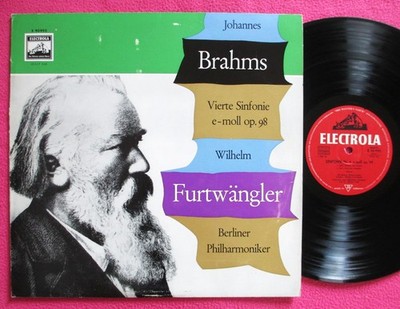 Furtwängler BRAHMS: Symphony Nr.4 - HMV ELECTROLA 1950s MONO ED.1 (E 90995)