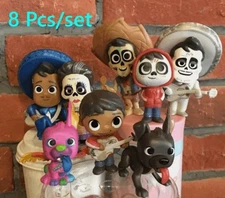 Movie Character Colletion Coco Miguel HECTOR Dante Imelda Pepita Figure 8PCS