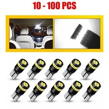 10-100X T10 CAR BULBS LED ERROR FREE CANBUS SMD XENON WHITE 501 W5W SIDE LIGHT