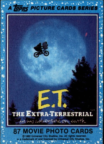 Alone in the House #22 1982 Topps ET the Extra-Terrestrial card