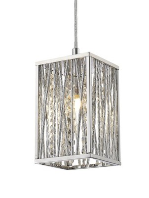 Z-Lite 872CH-SMP Chrome Terra 1-Light Pendant
