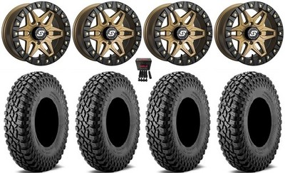 Sedona Split 6 Bdlk 14'' Wheels Br 30'' Incursion A/T Tires Commander Maverick