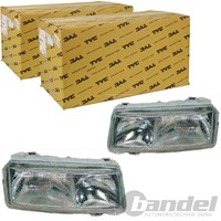 2X Tyc H1/H1 Scheinwerfer Links+Rechts FüR Vw Passat B3/B4 Mit Lwr 93-1997