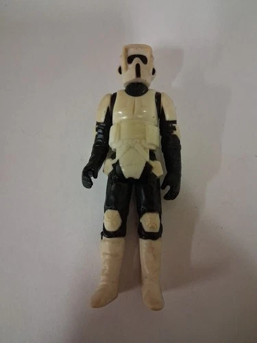 AUTHENTIC VINTAGE KENNER STAR WARS ROTJ 1983 BIKER SCOUT MADE IN HONG KONG