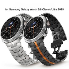 No Gaps Metal Strap for Samsung Galaxy Watch 8 /8Classic Ultra 2025 46/47mm Band