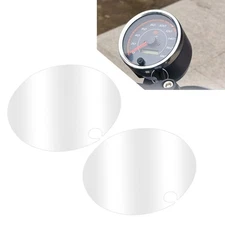 2 Set Cluster Scratch Screen Protector Instrument Speedometer Film For Harley