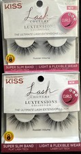 kiss lash couture luxtensions 79847 russian volume classic 2 pairs scuffed box