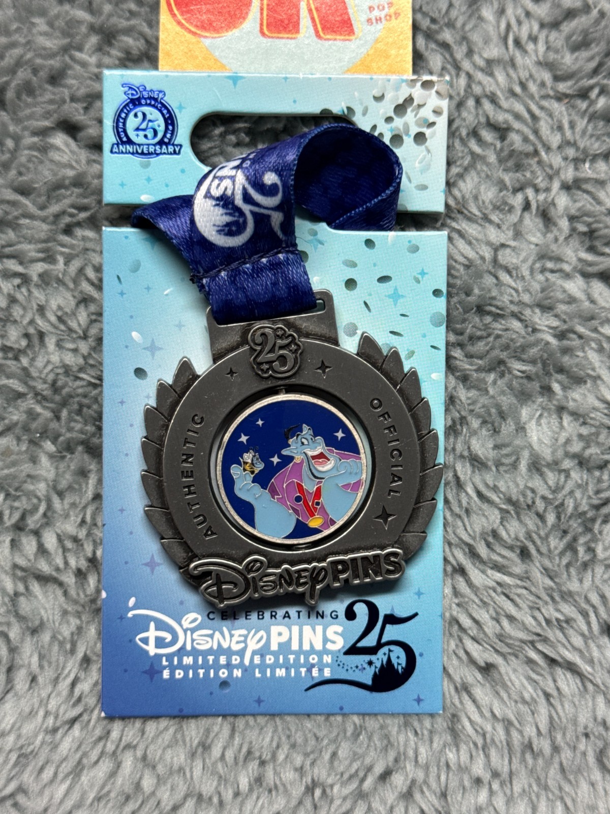 NEW Disney Aladdin Genie 25th Anniversary Pin Limited Edition Pins Parks