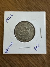 ✅1946 NICE AUSTRALIAN SHILLING COIN✅RAMS HEAD KING GEORGE VI 50% SILVER #M9✅