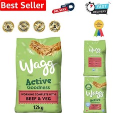 Active Goodness Complete Dry Adult Dog Food Beef & Veg 12kg - For All Active ... 1.58 per kilo