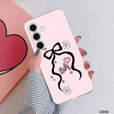 Pretty Bow Personalised Phone Cover For Samsung Galaxy A37 A17 A27 S26 Soft Case
