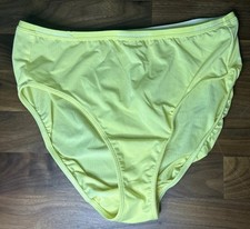 DULUTH TRADING CO Women's Armachillo Cooling Briefs Yellow Hi Cut Small