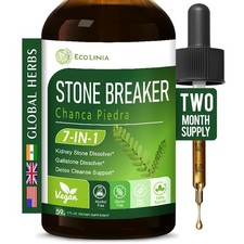 Stone Breaker Chanca Piedra Drops Kidney Gallstone Dissolver Herbal Detox 2oz