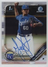 2019 Bowman Chrome Prospects Auto Yefri Del Rosario #CPA-YDR Auto 0l44