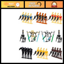 Battle Robots Building Block Set - 28 PCS Generals & Droids Minifigures with Wea