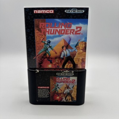 Sega Genesis Rolling Thunder 2 Cartridge Authentic Tested
