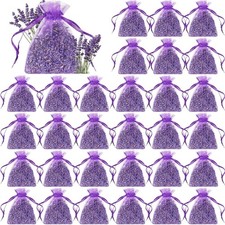 30 Pack Lavender Sachets Bags Bulk for Drawers and Closets Home Fragrance Sachet