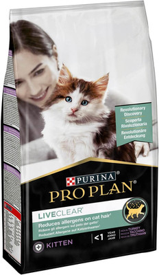 PURINA PRO PLAN Liveclear Kitten Truthahn | 1,4 Kg | Schmackhaftes Alleinfutterm