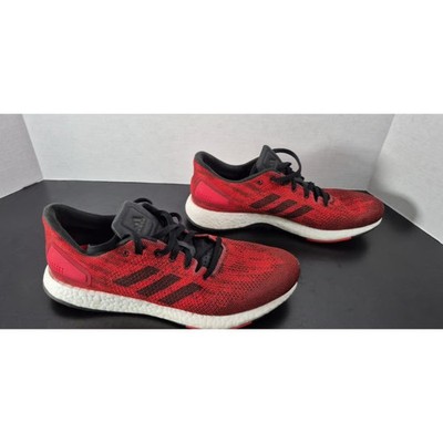 Adidas PUREBOOST Model BB6294 Men's Authentic Red/Black Running Shoes - Size 11