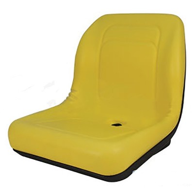 Yellow High Back Seat Fits John Deere Lawn Mower Models 325 335 345 415 425