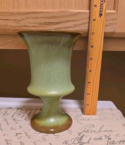 Vintage Frankoma Green Vase