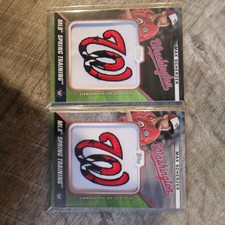 2021 Topps Series 1 Baseball Relic Max Scherzer Commemorative Cap /70 and #299