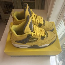 Jordan Air Jordan 4 Retro Lightning Tour Yellow/Gray 2021 CT8527-700 Sneaker
