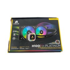Corsair Hydro Series H100i RGB Platinum 240mm Liquid CPU Cooler CW-9060039-WW 